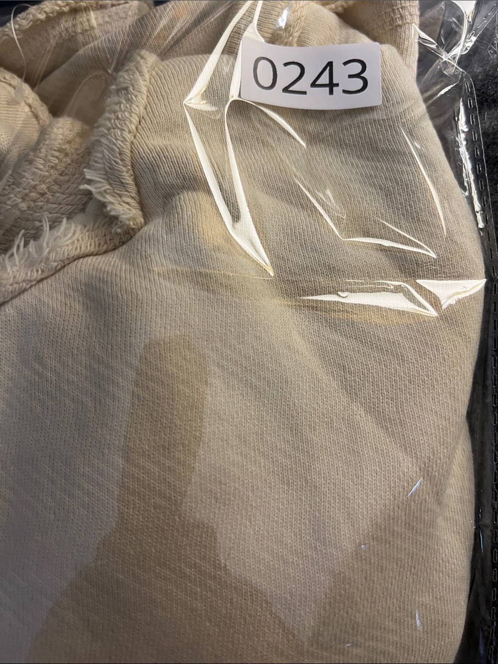 Free People Cream Raw Edge Oversized Sweatshirt - Picture 12 of 12